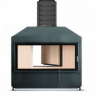 Каминная топка Hoxter Haka 89/45a с теплонакопительными кольцами