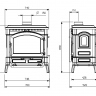 Печь La NORDICA TermoIsotta D.S.A. с водяным контуром
