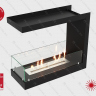 Встроенный биокамин Lux Fire Торцевой 755 М