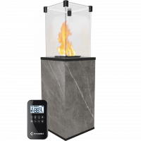 УЛИЧНЫЙ НАГРЕВАТЕЛЬ PATIO/MINI/G31/37MBAR/Q/N/P/G, NATURALI PIETRA GREY, с пультом ДУ