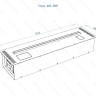 Автоматический биокамин Lux Fire Smart Flame 1000 RC