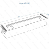 Автоматический биокамин Lux Fire Smart Flame 1100 RC