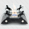 Настольный биокамин Lux Fire "Графский мост" S (черный)