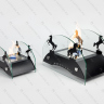 Настольный биокамин Lux Fire "Графский мост" S (черный)