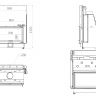 Каминная топка двойная 80x51 G Echa Tech