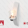 Настенный биокамин Lux Fire "Олимпус D" (белый)